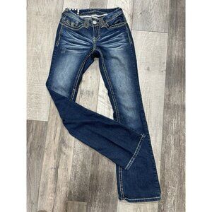 Vanity Premium Collection Jeans Women's 25W/33L Blue Curvy Cotton Blend Stretch